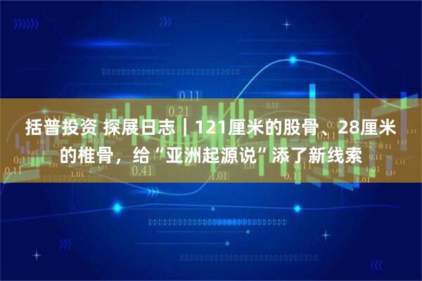 括普投资 探展日志｜121厘米的股骨、28厘米的椎骨，给“亚洲起源说”添了新线索